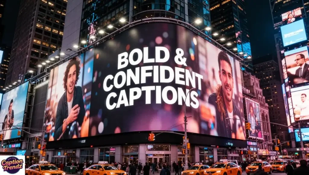 Bold & Confident Captions