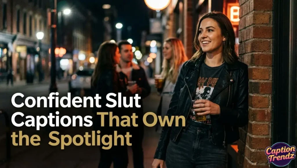Confident Slut Captions That Own the Spotlight