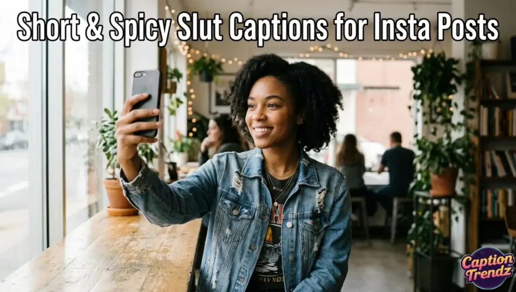 Short & Spicy Slut Captions for Insta Posts
