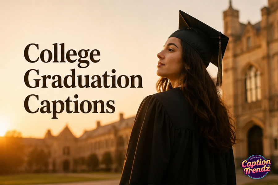 College Graduation Captions
