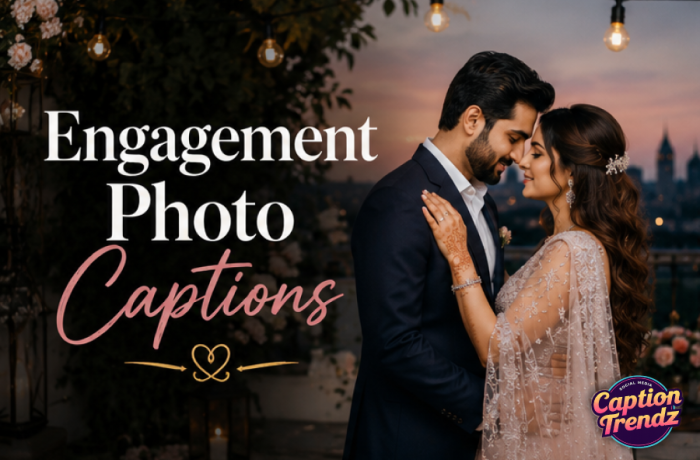 Engagement Photo Captions
