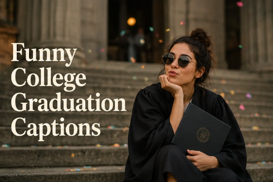 College Graduation Captions