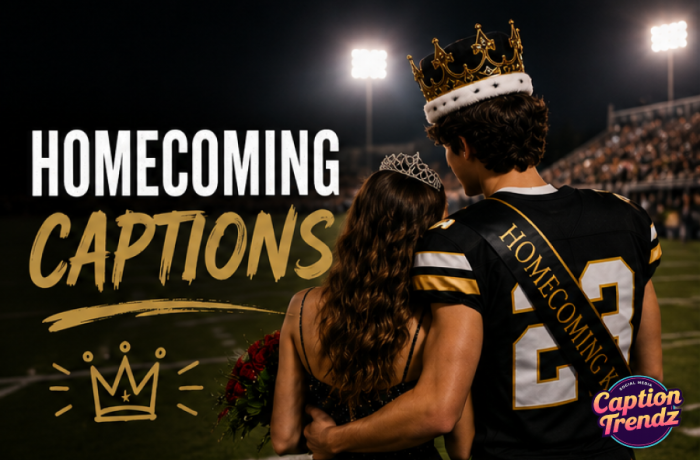 Homecoming Captions