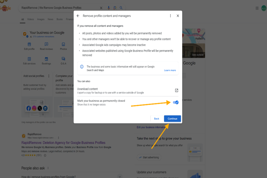 How To Delete A Google Business Profile