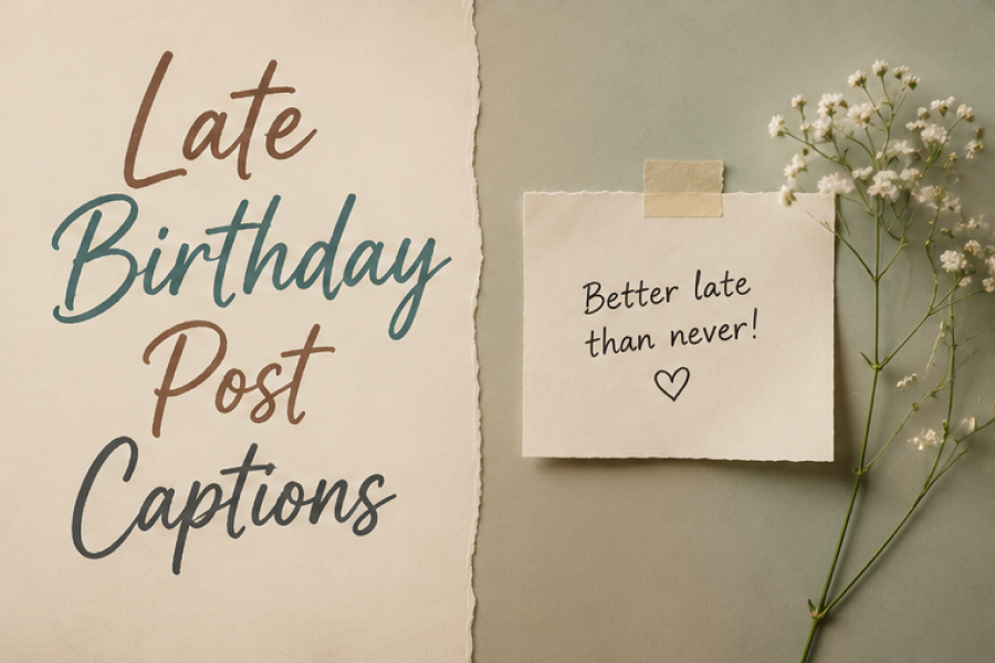 Captions For Birthday Post
