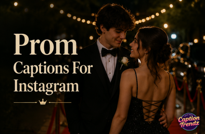 Prom Captions For Instagram