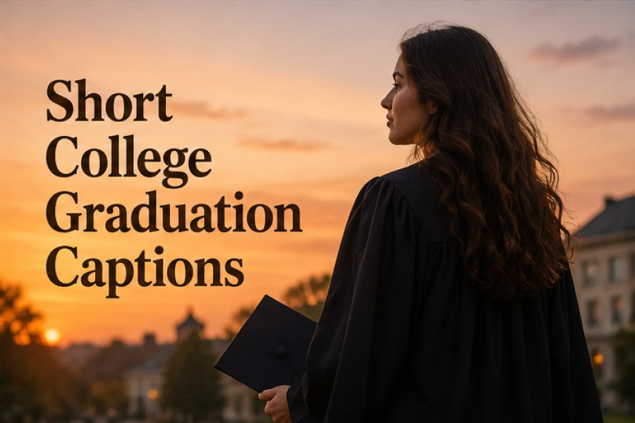 College Graduation Captions
