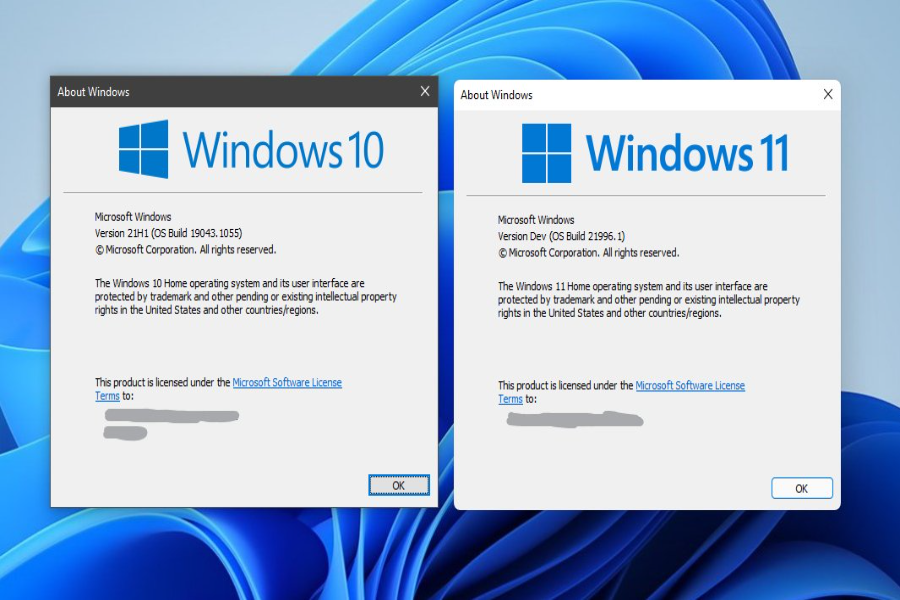 Windows 10 Vs 11