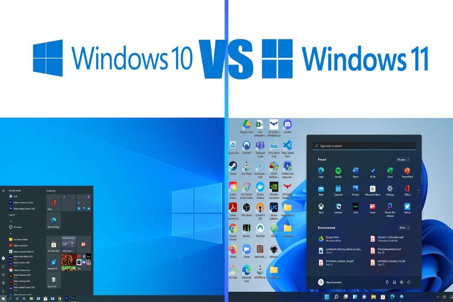 Windows 10 Vs 11