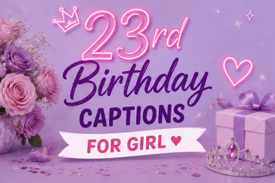23rd Birthday Captions