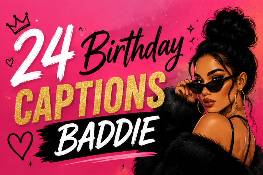 24 Birthday Captions