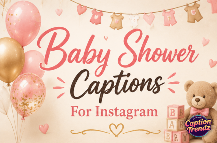Baby Shower Captions For Instagram