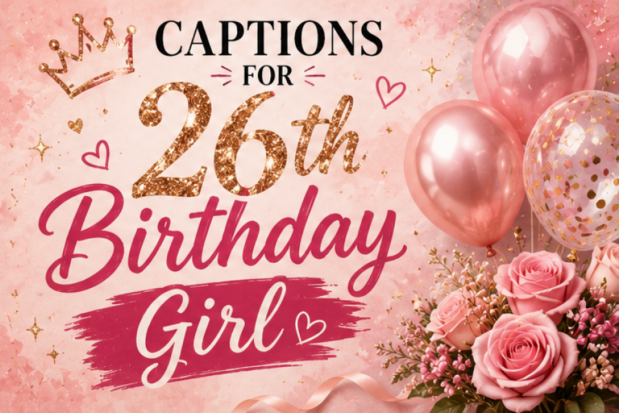 26th Birthday Captions