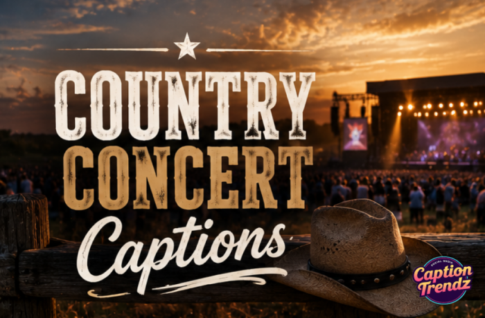Country Concert Captions