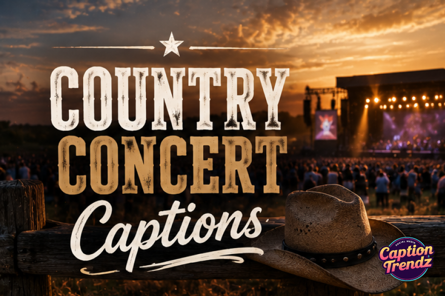 Country Concert Captions