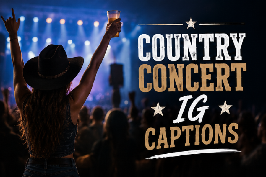 Country Concert Captions