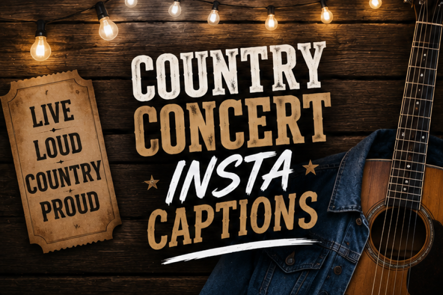 Country Concert Captions