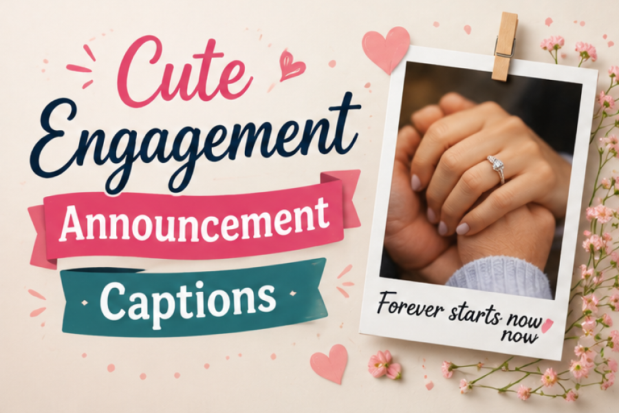 Captions For Engagement Announcement