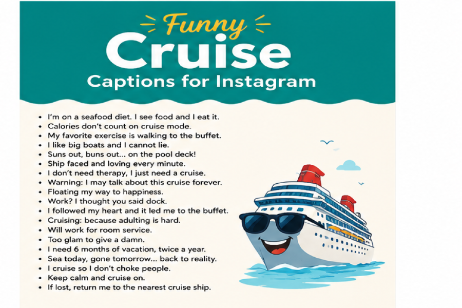 Cruise Instagram Captions