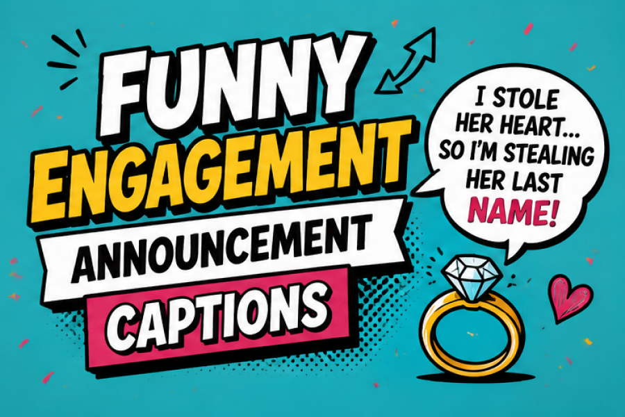 Engagement Announcement Captions
