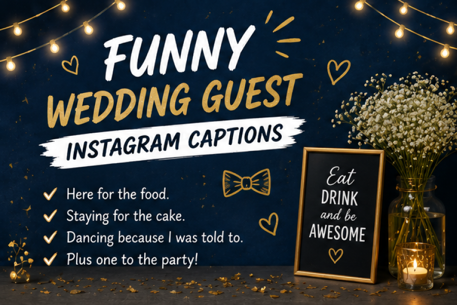 Wedding Guest Instagram Captions
