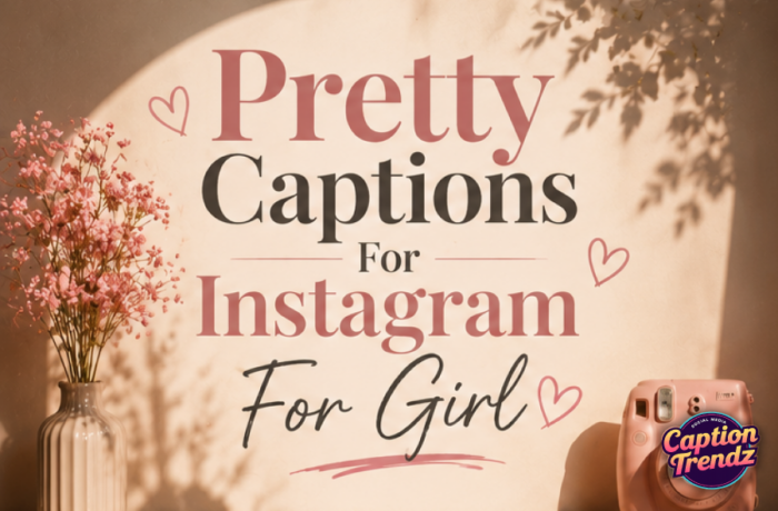 Pretty Captions For Instagram For Girl
