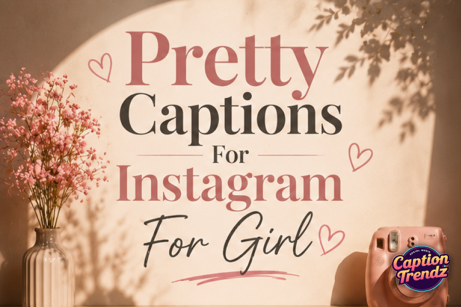 Pretty Captions For Instagram For Girl