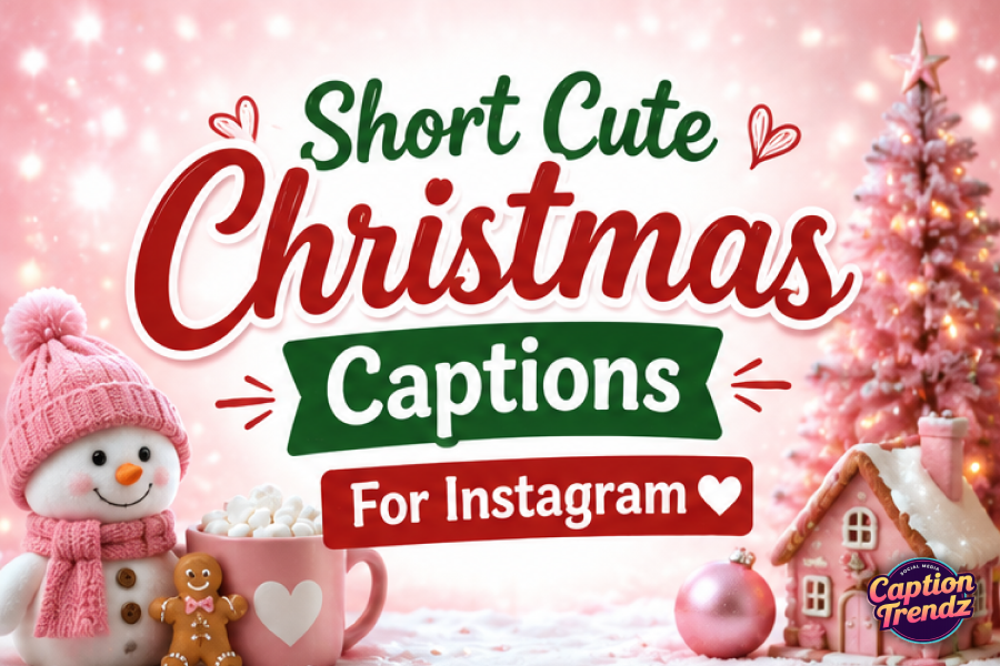 Short Cute Christmas Captions For Instagram