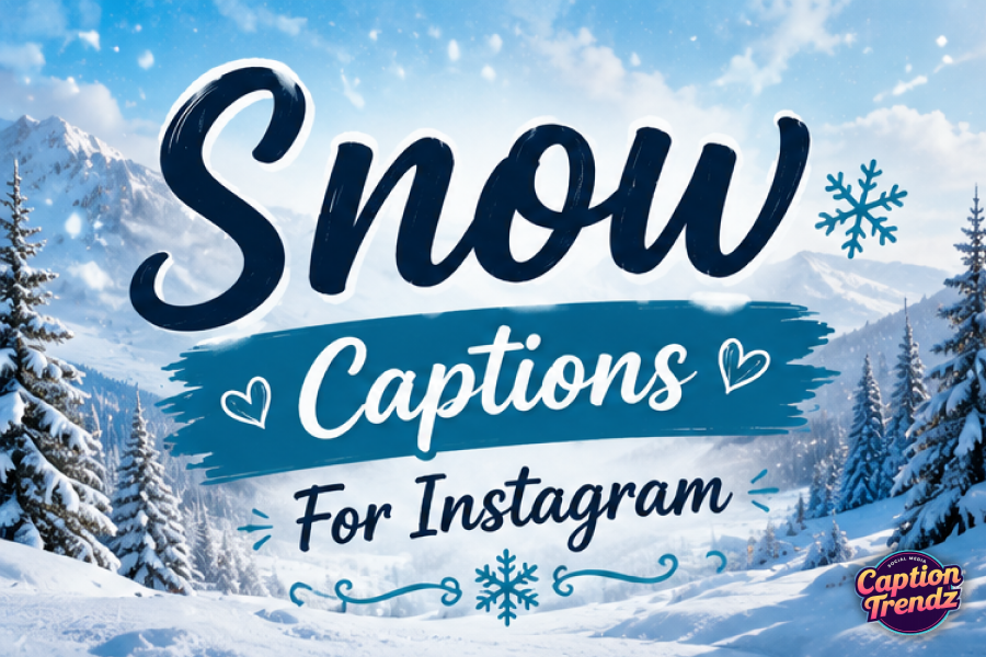 Snow Captions For Instagram