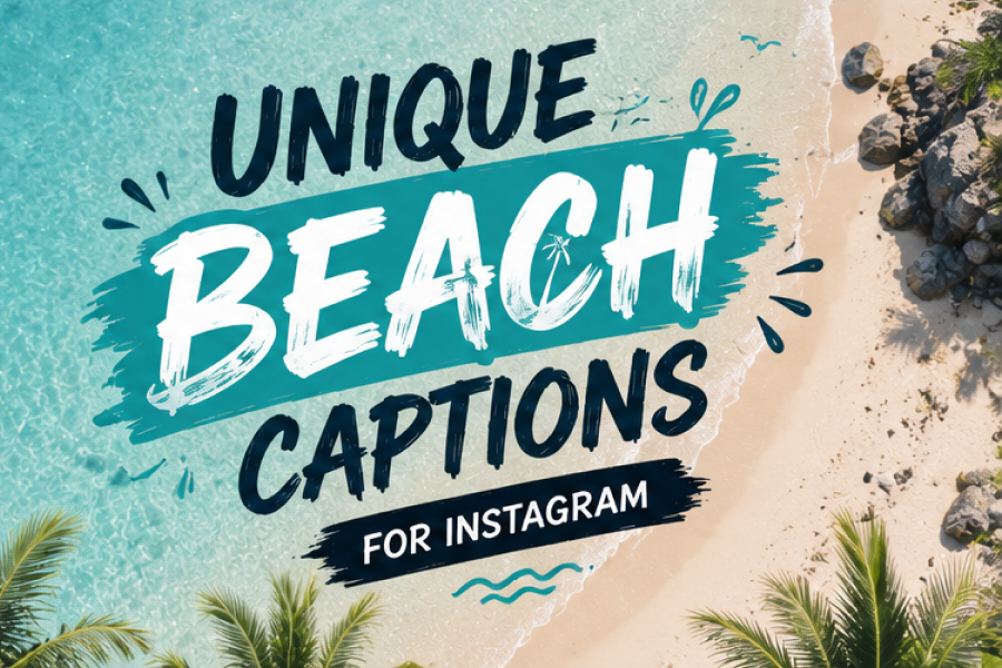 Unique Beach Captions