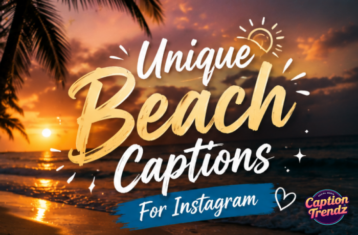 Unique Beach Captions