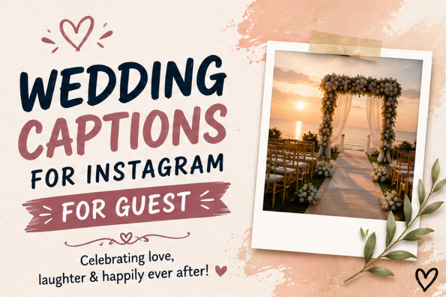 Wedding Guest Instagram Captions