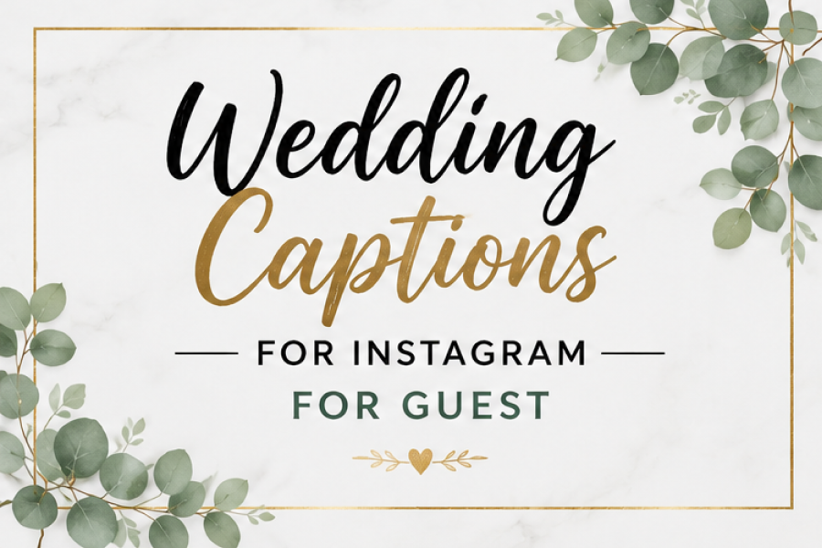 Wedding Guest Captions