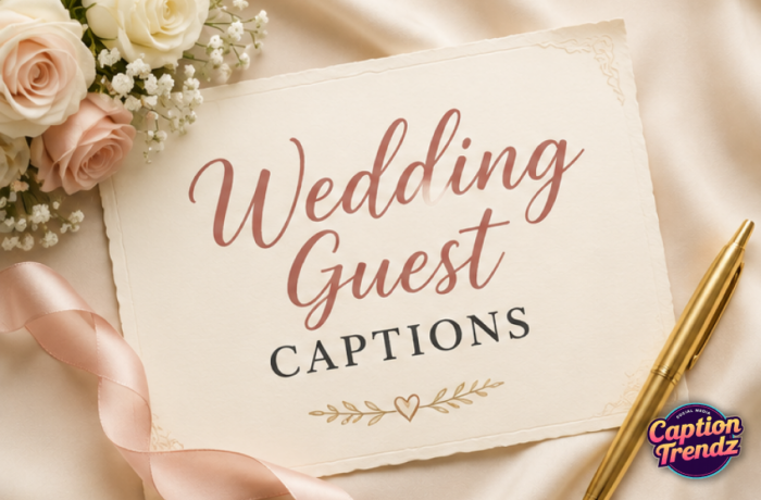 Wedding Guest Captions